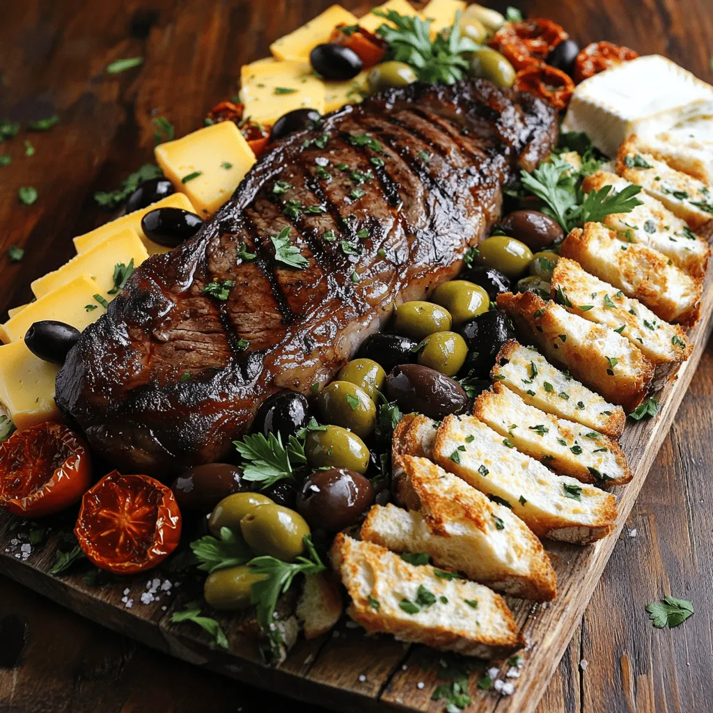 Wie man ein Tomahawk Steak Board zubereitet