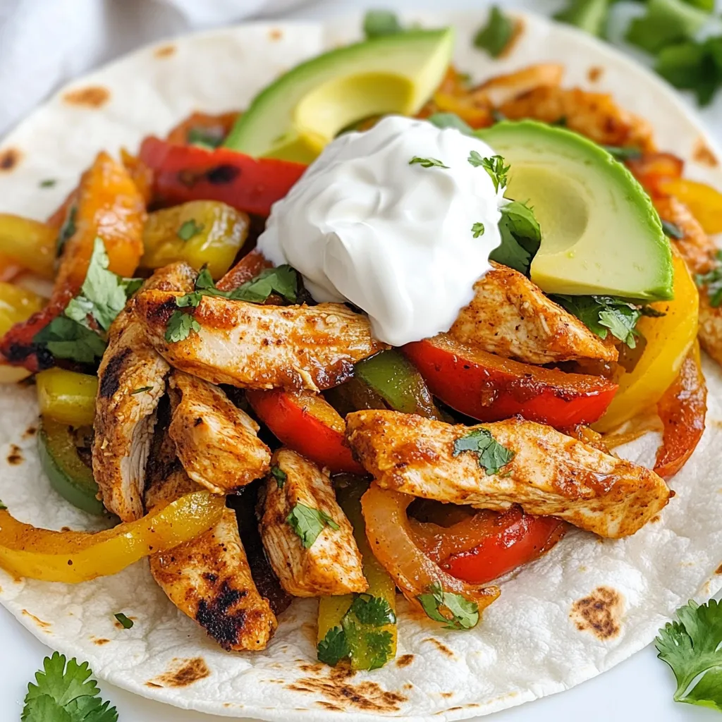 Chipotle Lime Chicken Fajitas Einfach und Lecker
