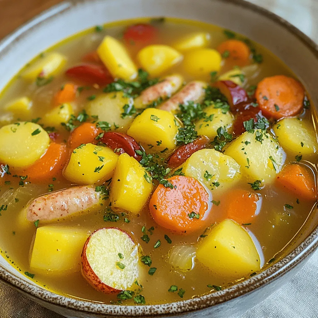Wurstsuppe Kraftvolles Rezept für kalte Tage