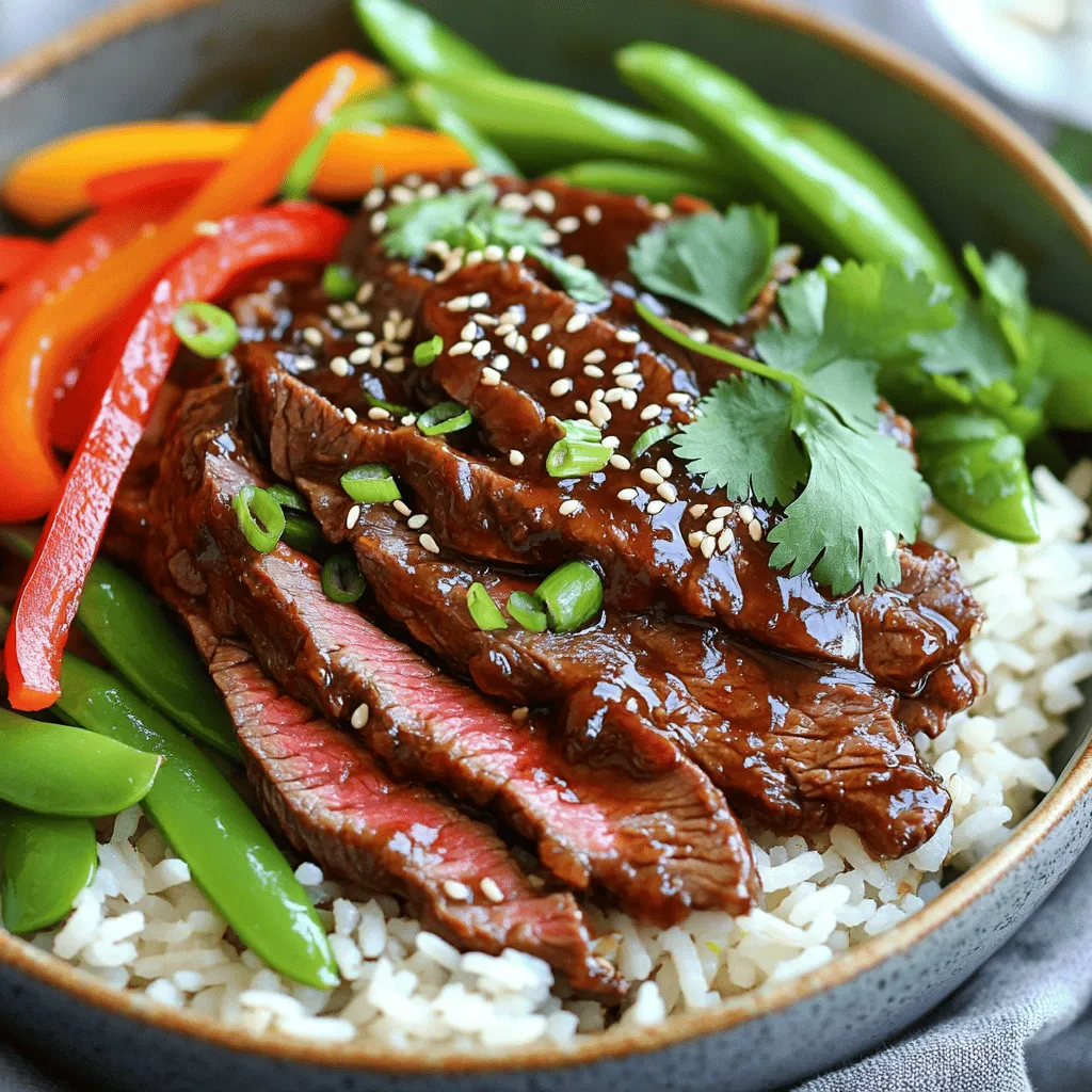 Minute Hoisin Beef Rice Bowls Schnelle und Leckereien