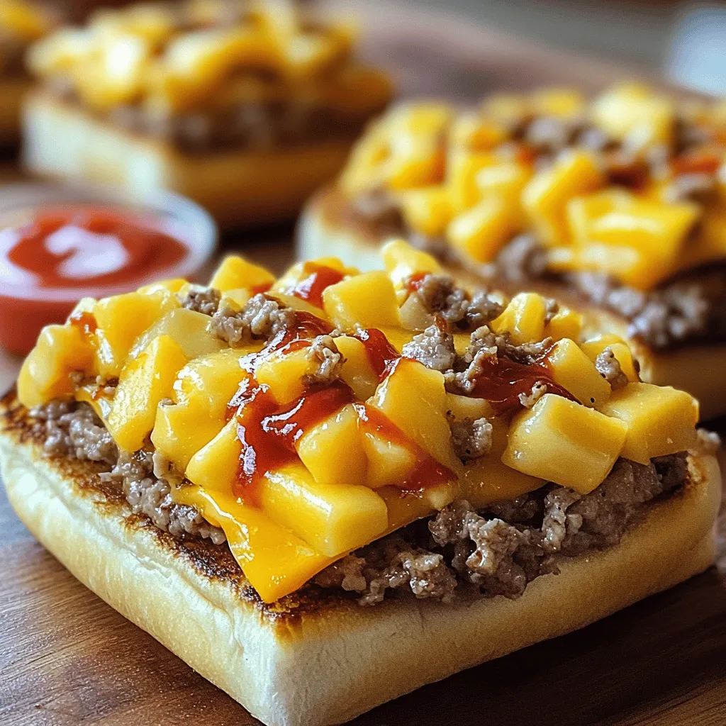 Chopped Cheese Sandwich Köstlich und Einfach Zubereiten