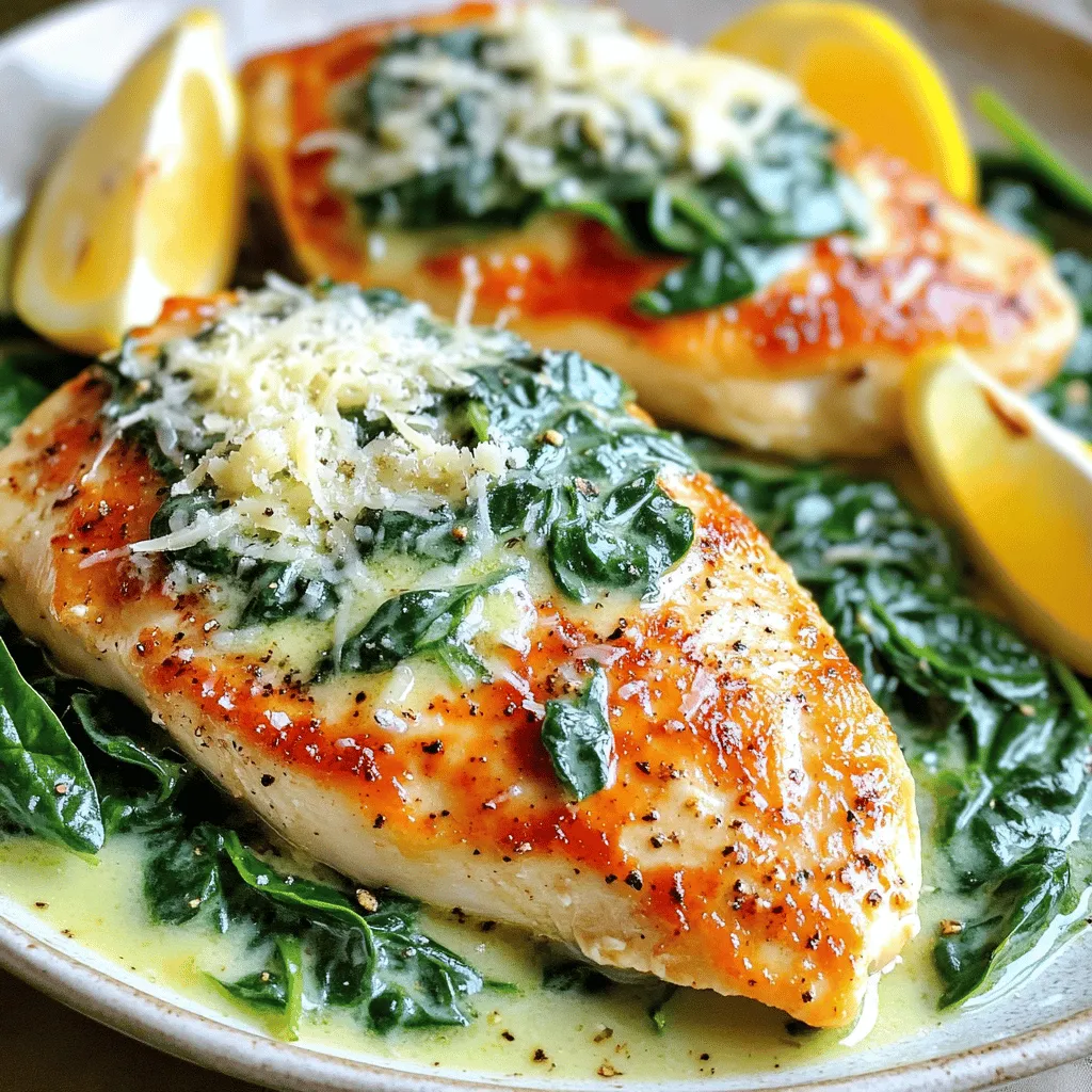 Einfache Chicken Florentine Schnelles und Leckeres Rezept