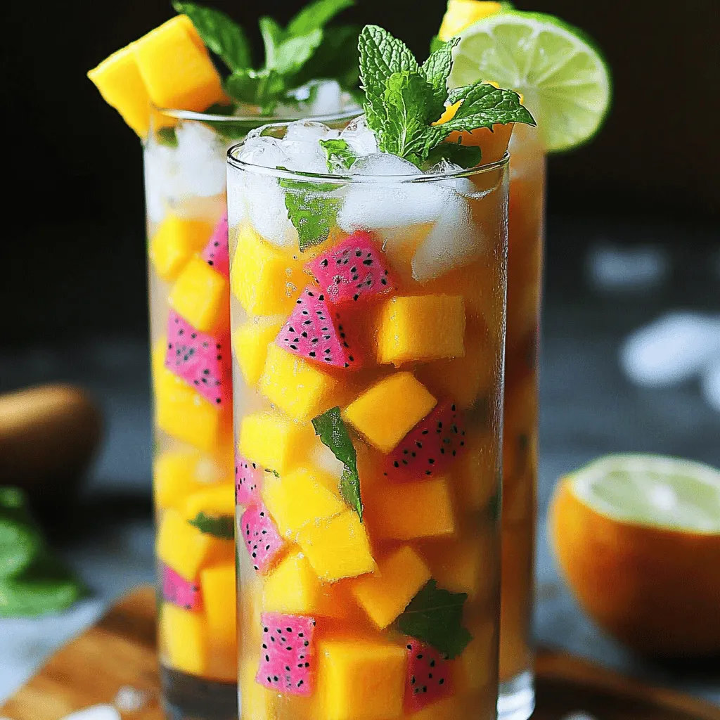 Der Mango Dragonfruit Refresher ist ein beliebtes Getränk von Starbucks. Es kombiniert Mango und Dragonfruit für ein frisches Erlebnis. Der Geschmack ist süß, fruchtig und leicht. Diese Mischung erfrischt besonders an heißen Tagen.