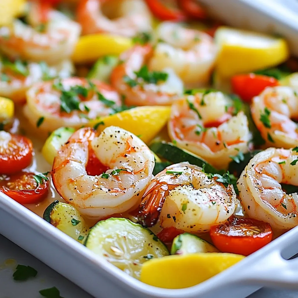 Sheet Pan Garlic Butter Shrimp Köstliche Einfachheit