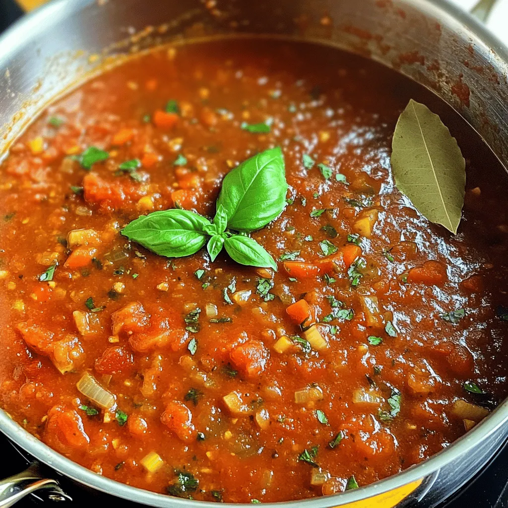 Homemade Spaghetti Sauce Einfach und Lecker Rezept