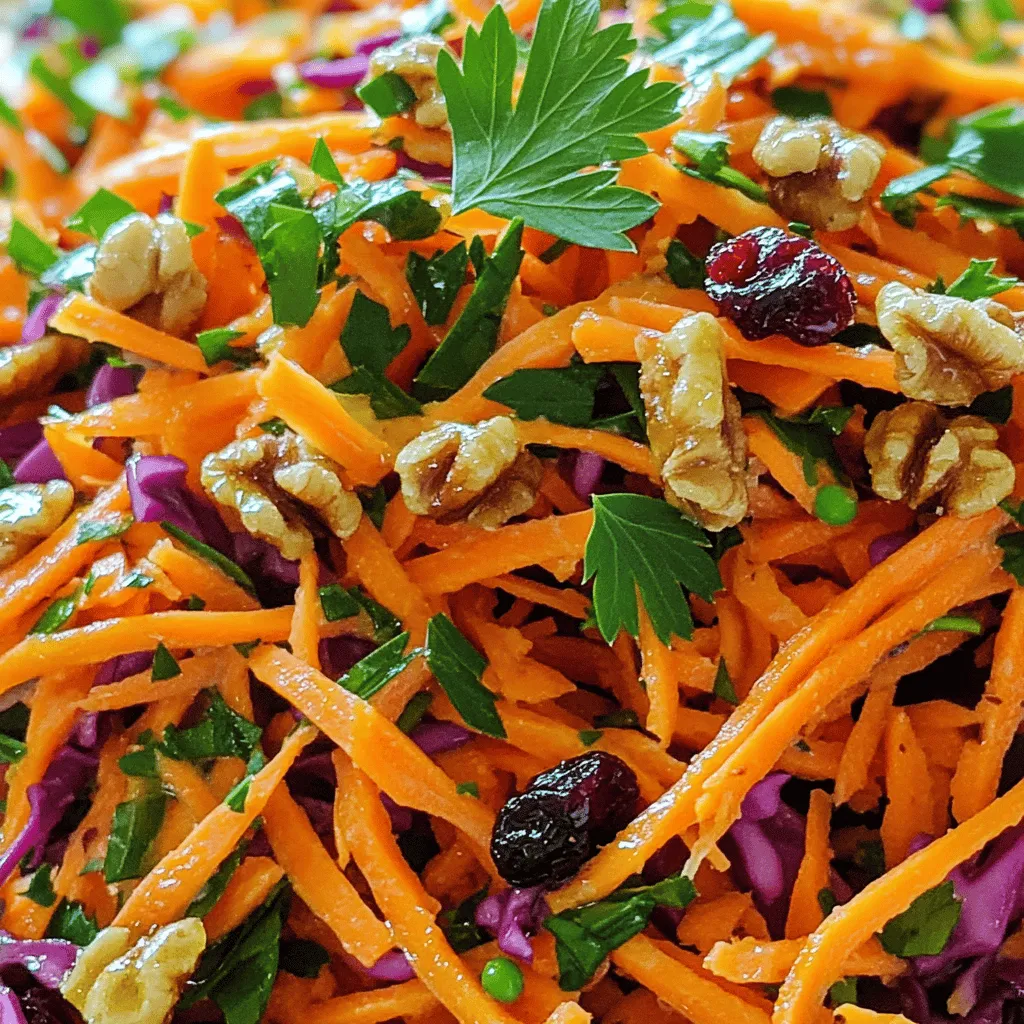 Karottensalat gesund und einfach zubereiten