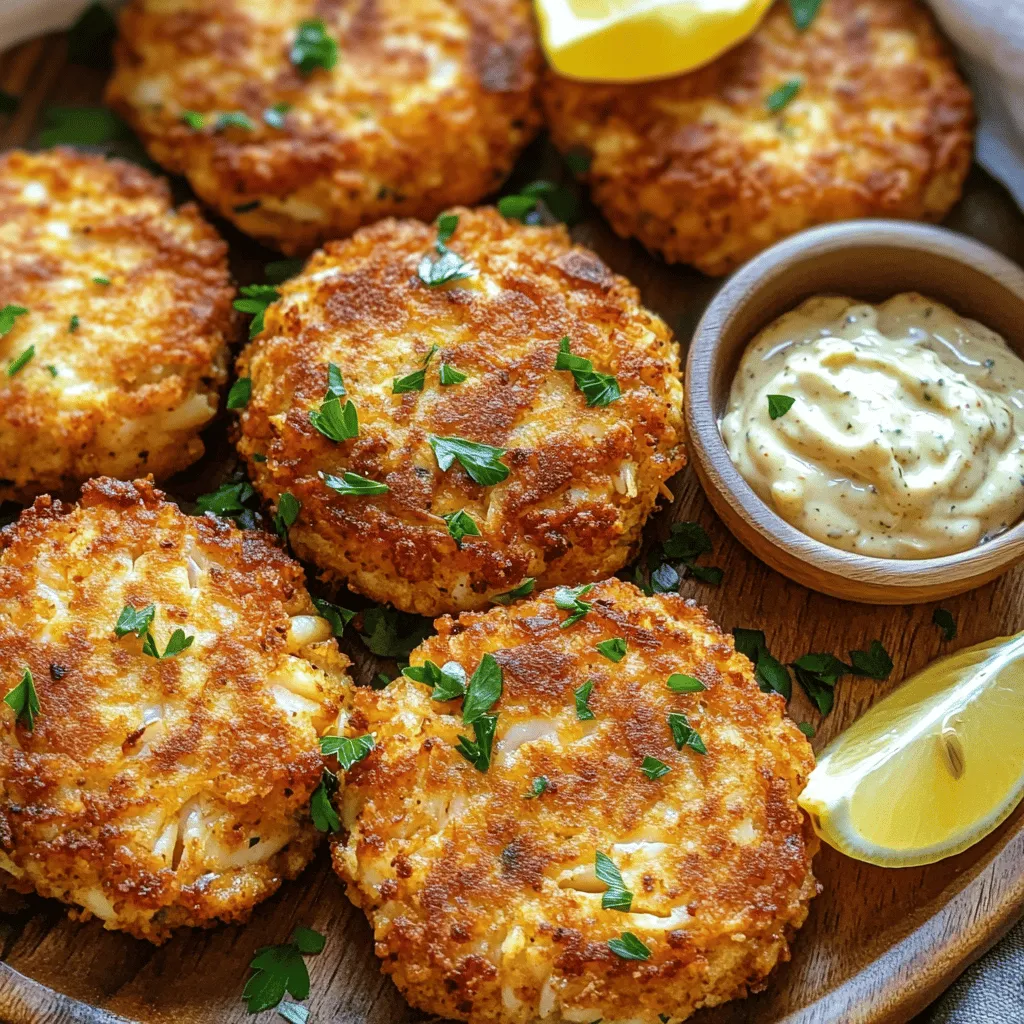 Air Fryer Cajun Crab Cakes Frisch und Knusprig