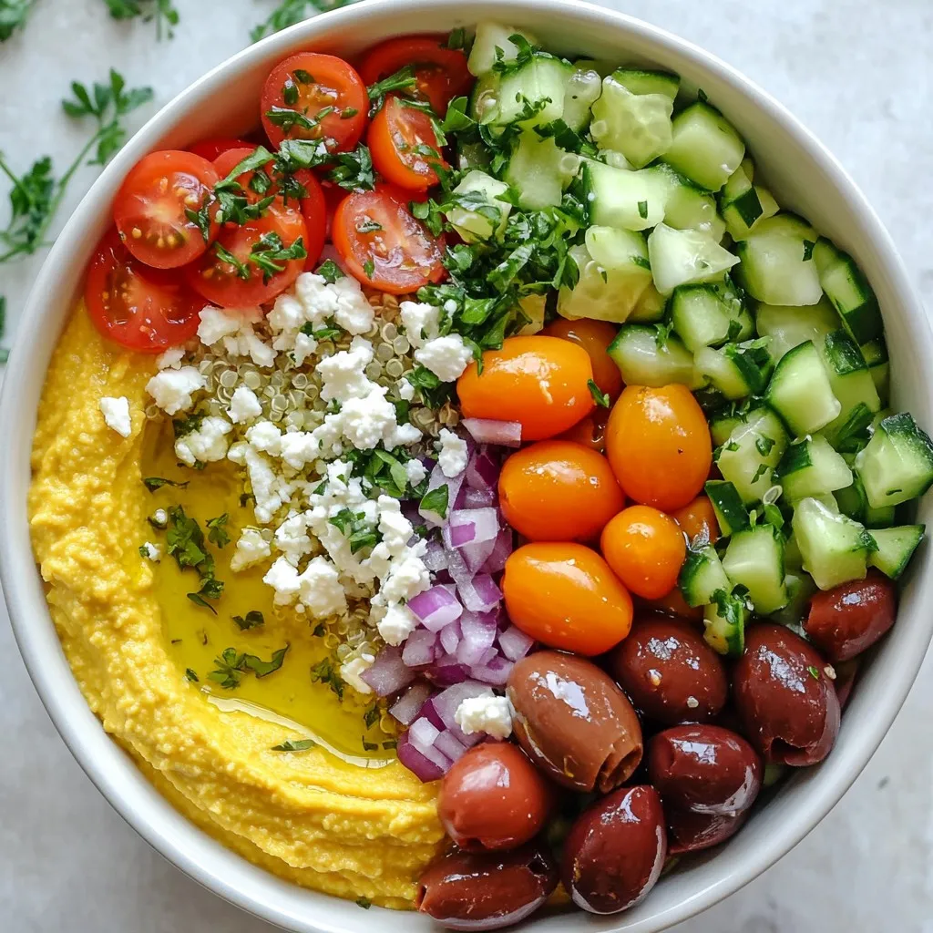 Mediterranean Hummus Bowls Schneller und Gesunder Genuss