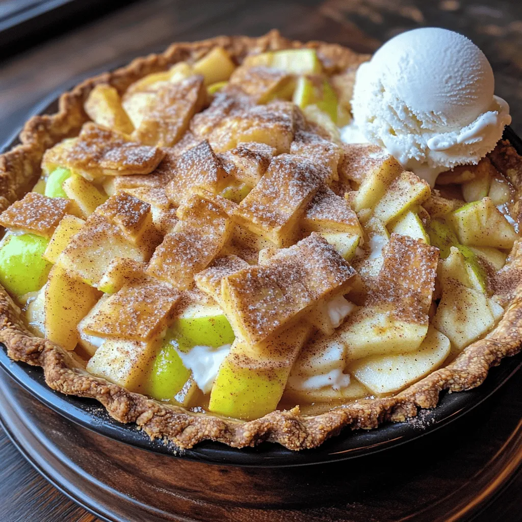 Snickerdoodle Cream Cheese Apple Pie Schmackhafte Kreation