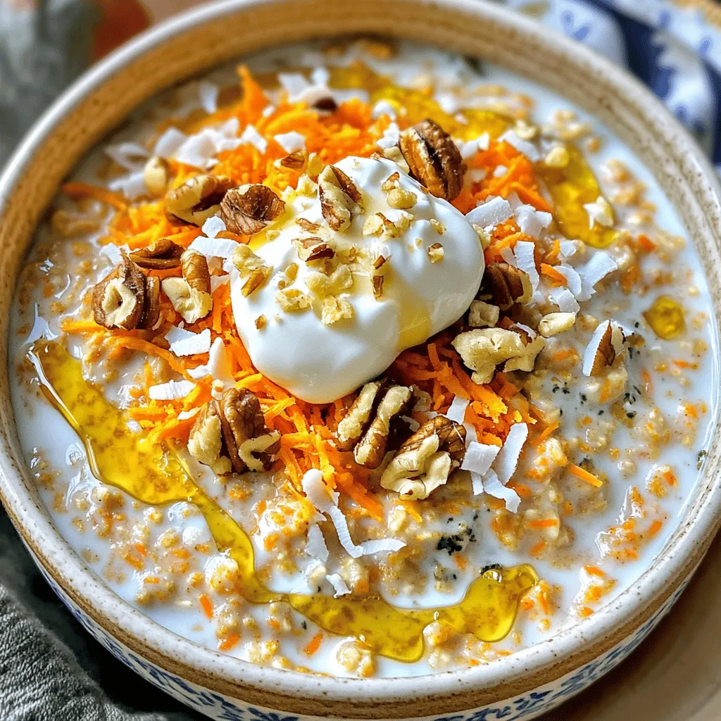 Karottenkuchen Haferflocken Einfaches Frühstück Rezept