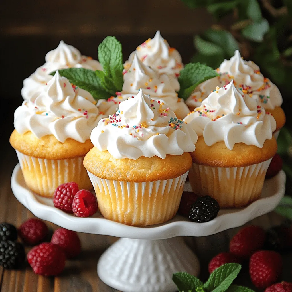 Homemade Cupcakes Filled with Creamy Custard Genuss
