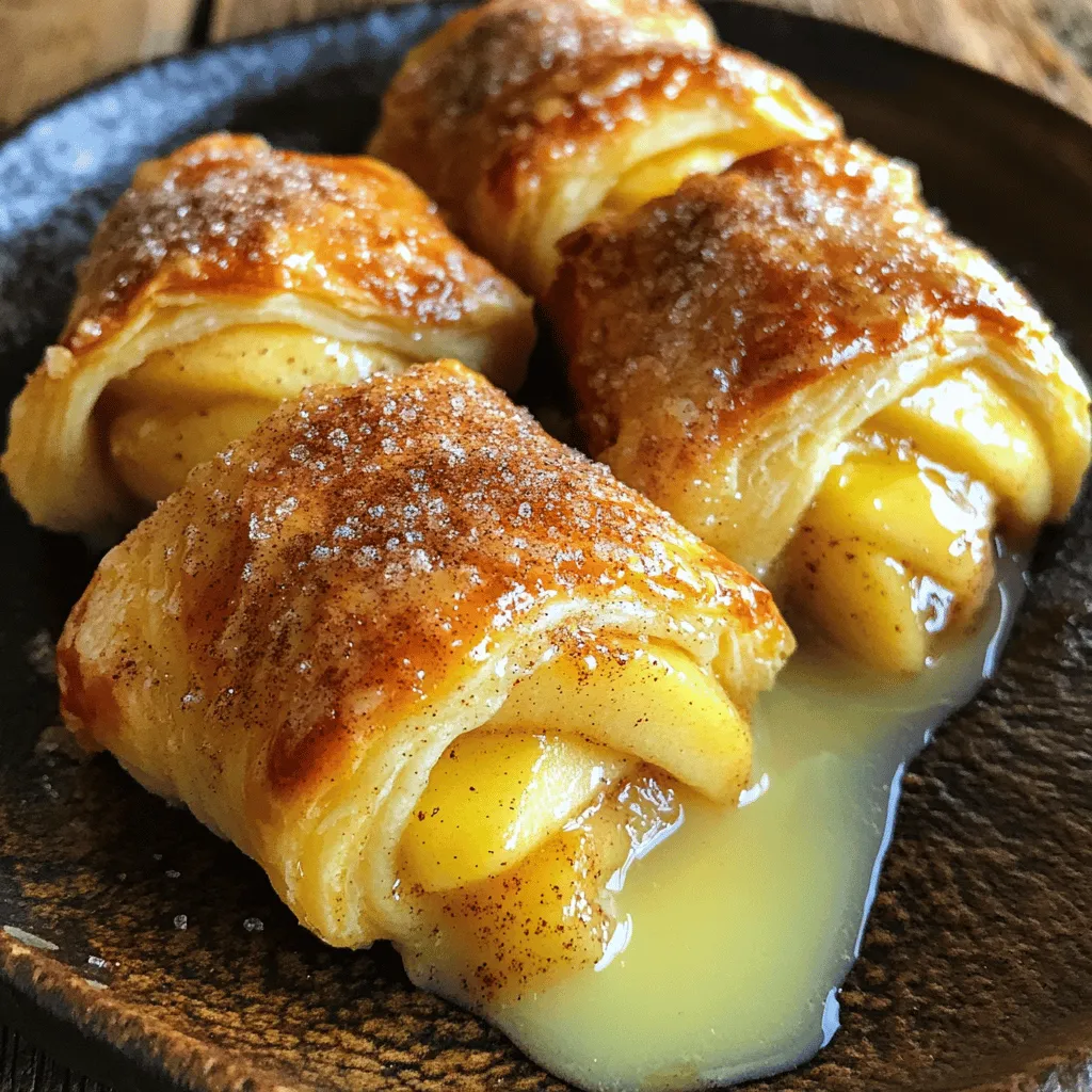 Für dieses Rezept braucht ihr einige einfache, aber leckere Hauptzutaten: - 2 Äpfel, geschält, entkernt und in Spalten geschnitten - 1 Paket (8 Unzen) Croissant-Teig - 1/2 Tasse Butter, geschmolzen