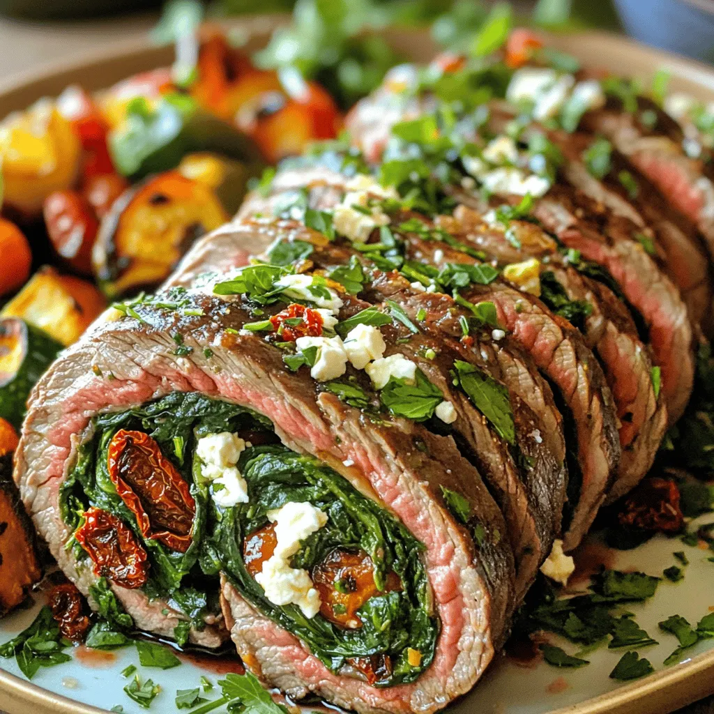 Flank Steak Roulade Einfach und Schmackhaft Zubereiten