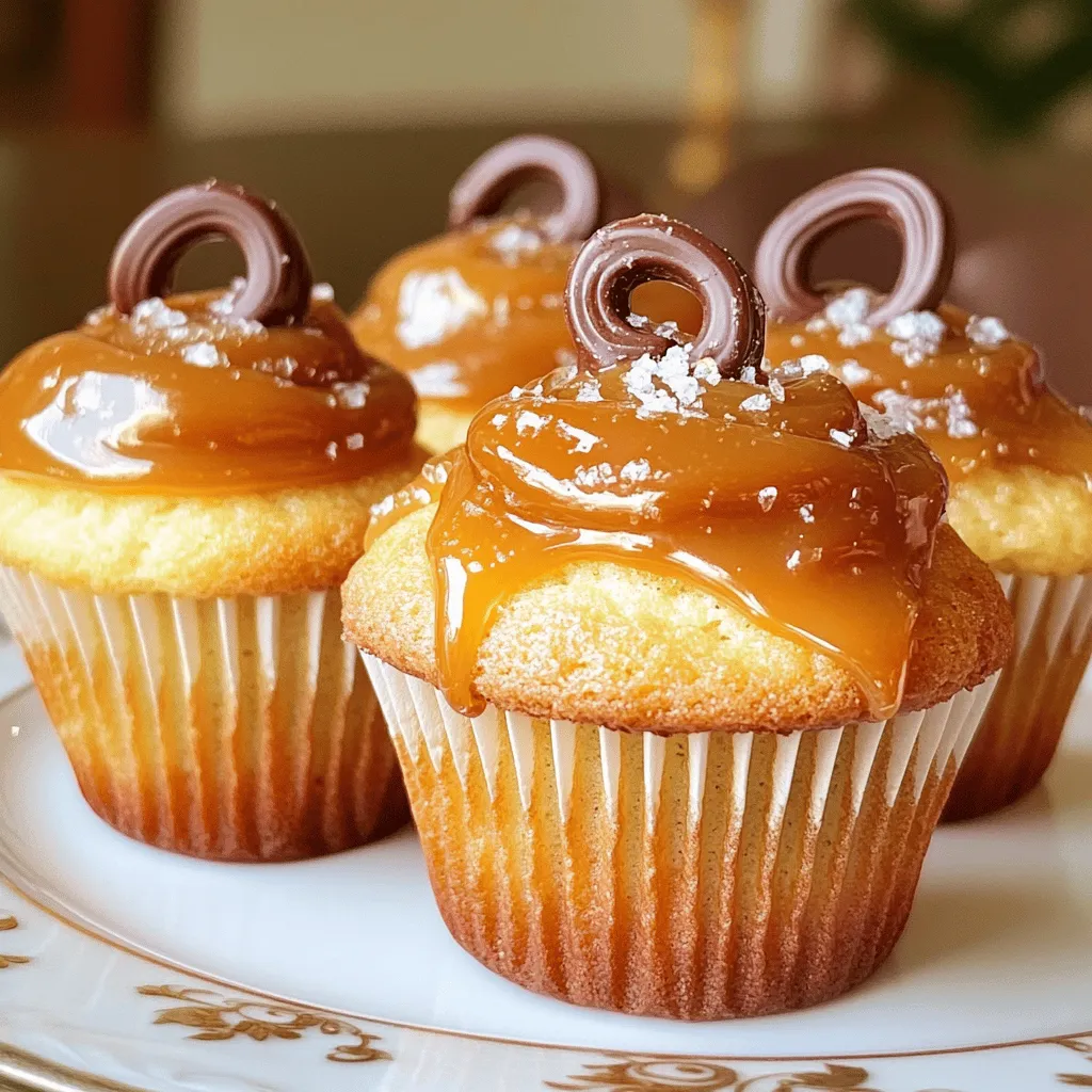 Für die perfekten Karamellträume Cupcakes brauchst du einige Hauptzutaten. Hier sind sie: