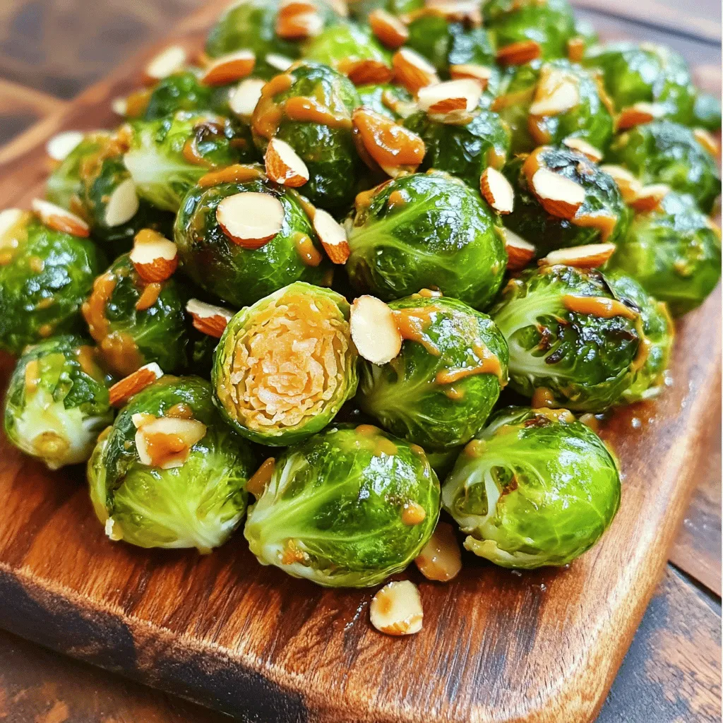 Honig-Senf glasierte Rosenkohl köstlich und leicht