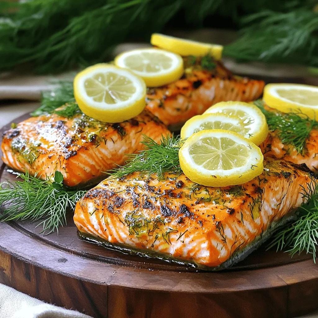 Lemon Herb Grilled Salmon Frisch und Köstlich Zubereiten