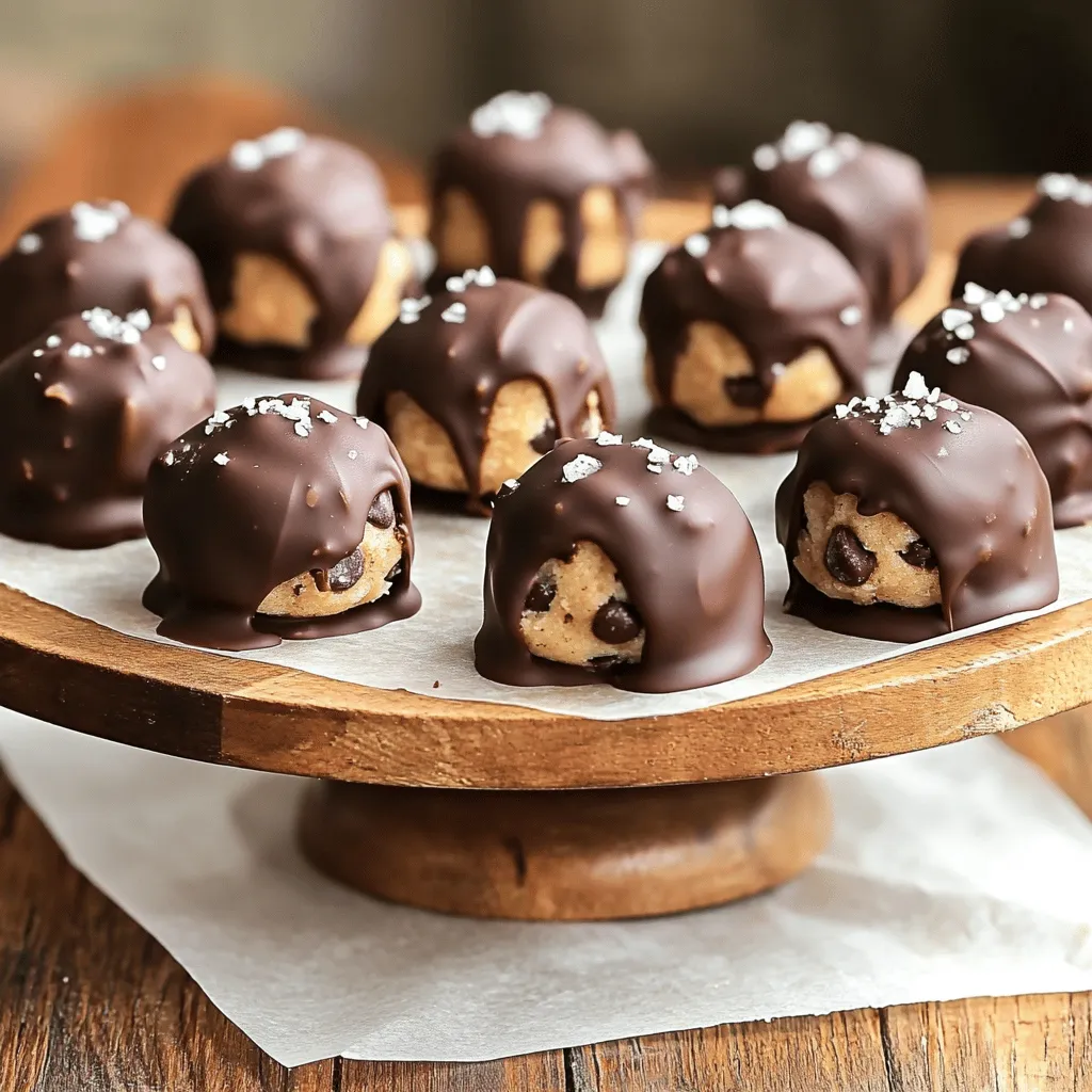 Schokoladenkeksteigbällchen Einfach und Lecker Rezept