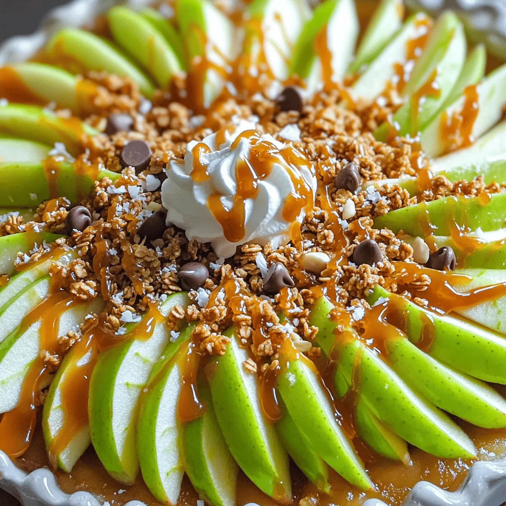 Karamell-Apfel-Nachos Genuss für jeden Anlass