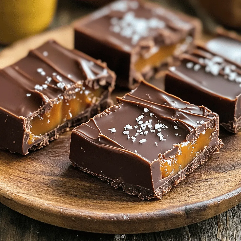 Schokoladen Karamell Riegel Köstlicher Genuss für Alle