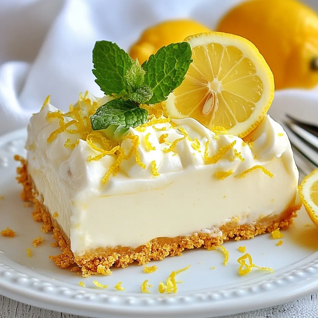 No Bake Lemon Icebox Pie Erfrischendes Dessert Rezept
