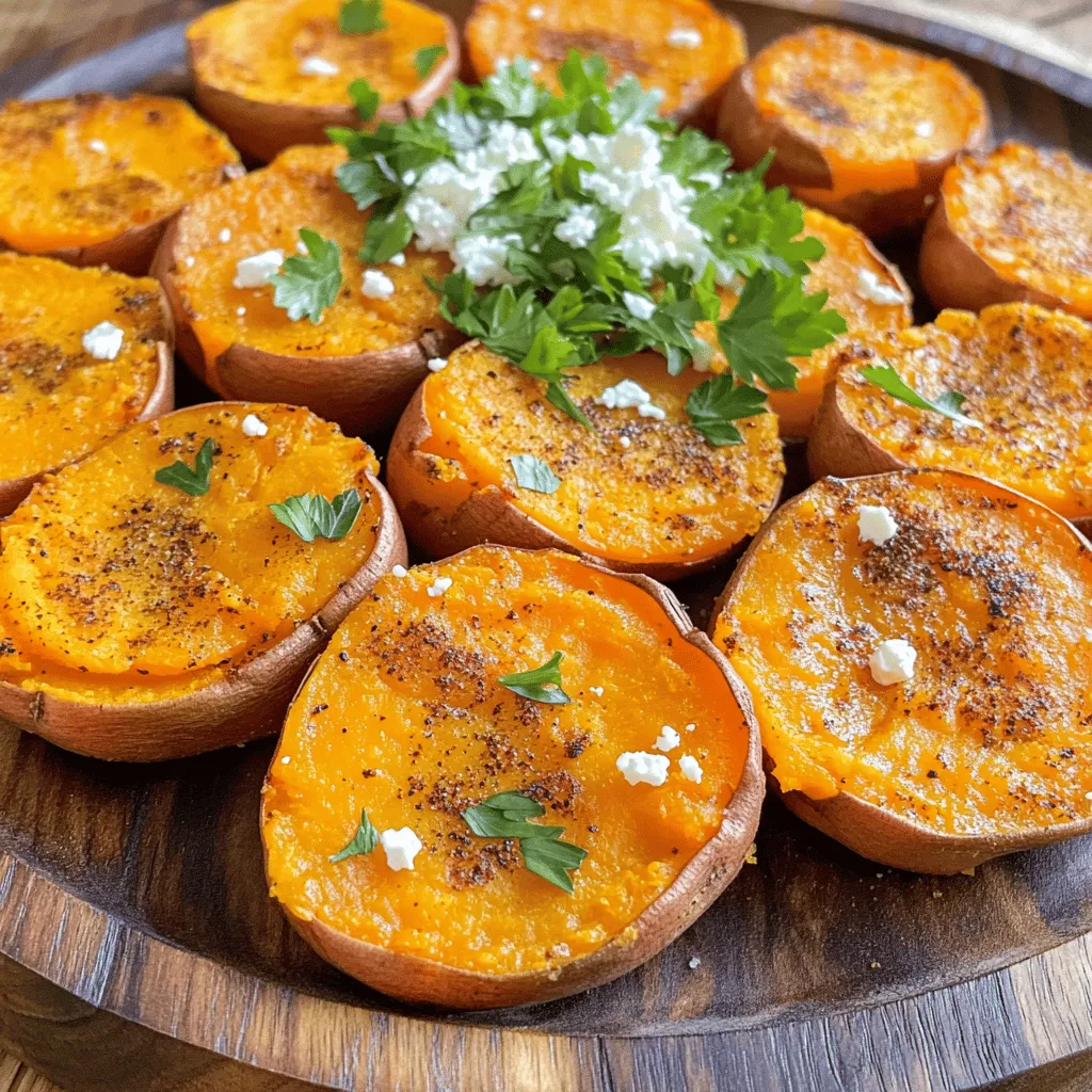 Baked Sweet Potato Rounds Knusprig und Lecker