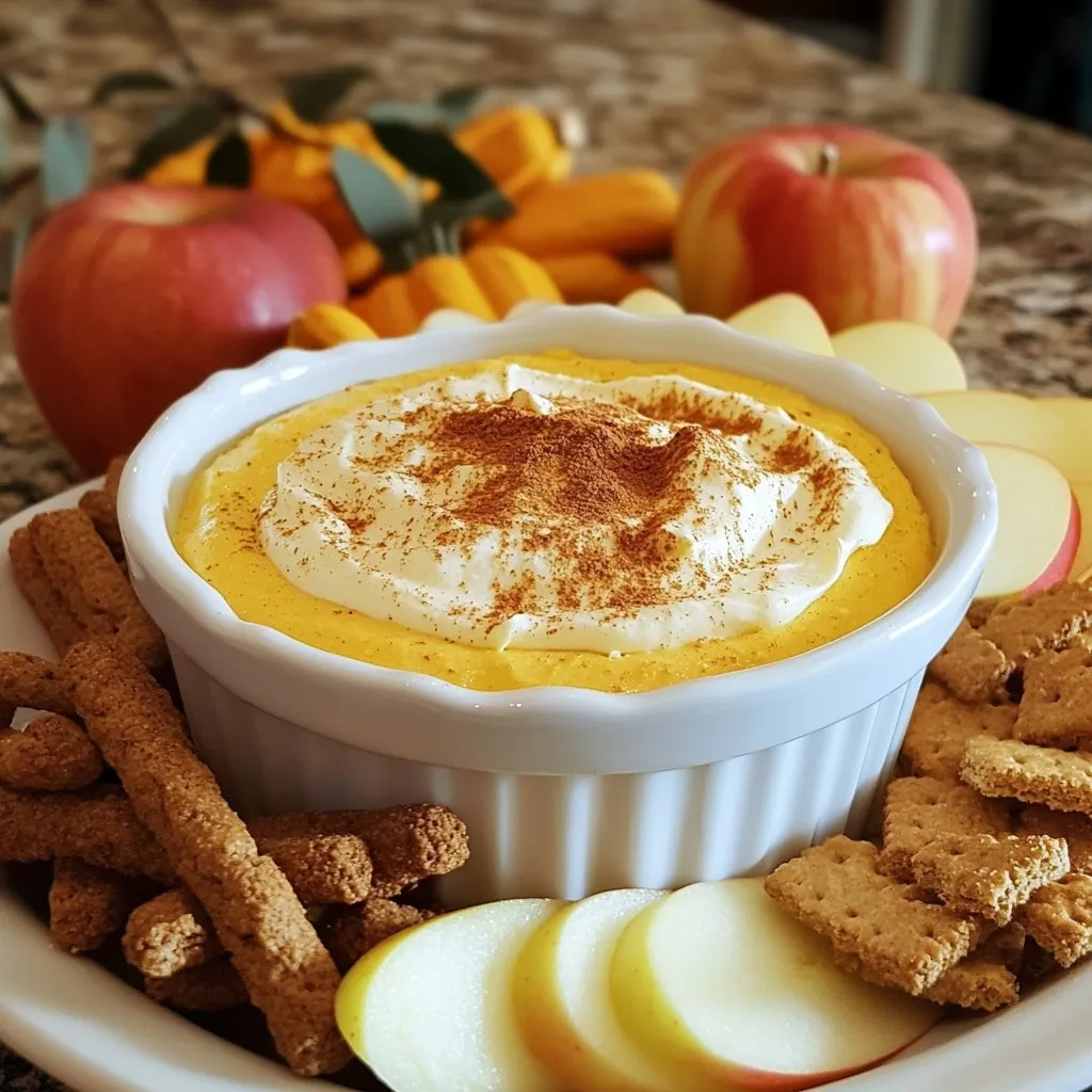Pumpkin Spice Cheesecake Dip Einfach und Lecker