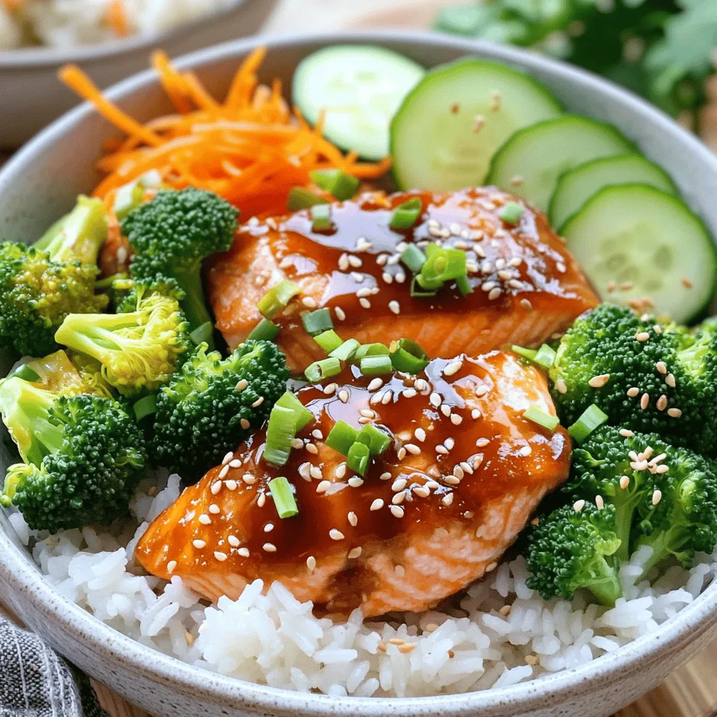 Teriyaki Salmon Bowls Schnelle und gesunde Mahlzeit