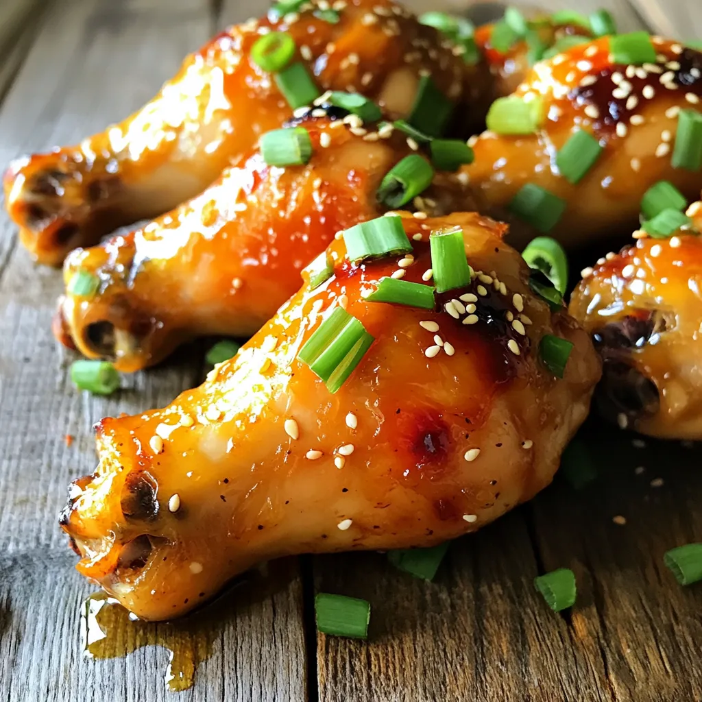 Slow Cooker Honey Garlic Chicken Drumsticks Rezept