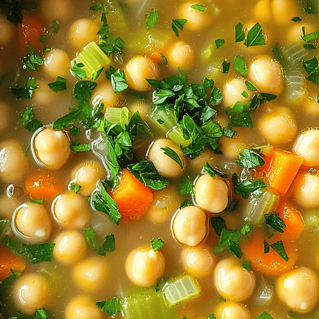 Savory Mediterranean Bean Soup Delight einfache Rezepte