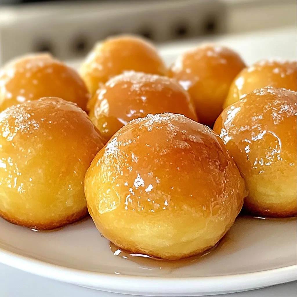 Ahornsirup-Glasierte Donutlöcher Einfach und Lecker