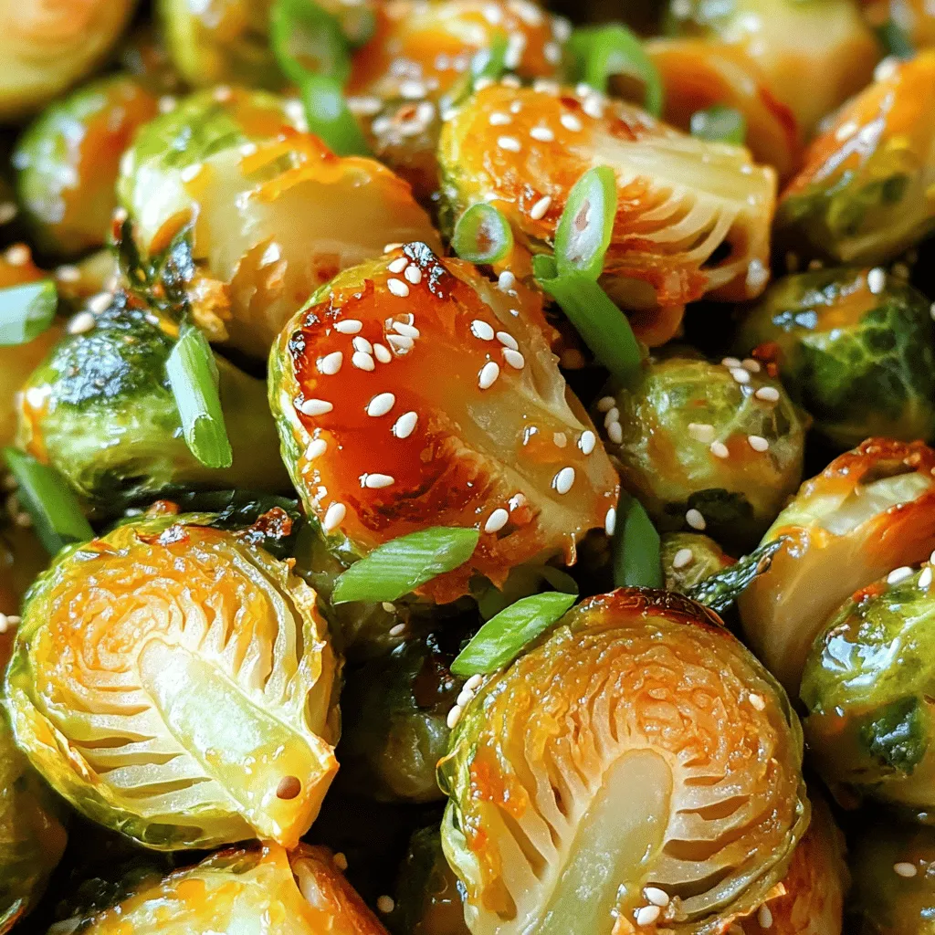 Honey Sriracha Brussels Sprouts Einzigartiger Genuss