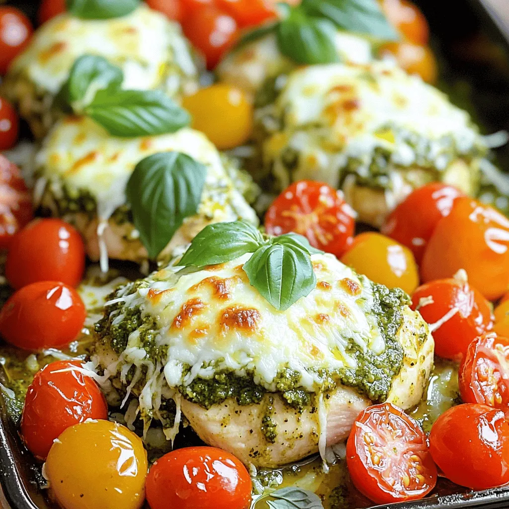 Baked Pesto Chicken Einfaches und leckeres Rezept