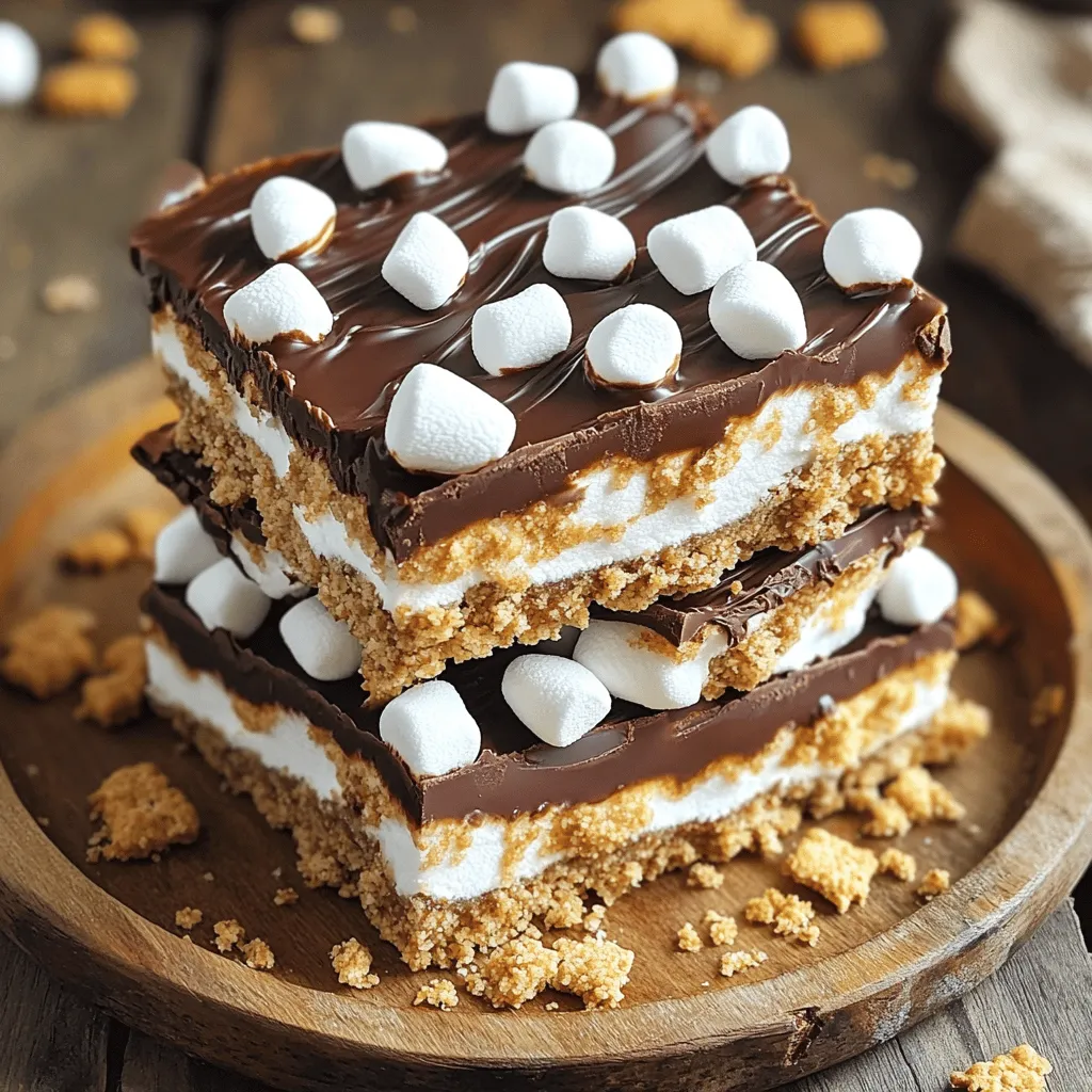 No-Bake S&#8217;mores Bars Einfach und Lecker Genießen