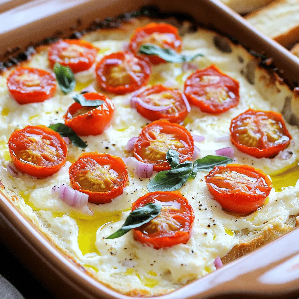 Triple Cheese and Tomato Bruschetta Dip Genussmittel