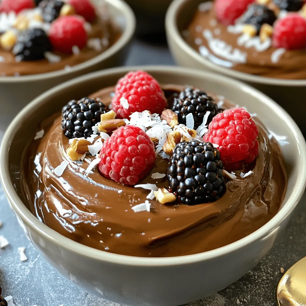 Schokoladen-Avocado-Pudding: Gesunder Genuss für Alle