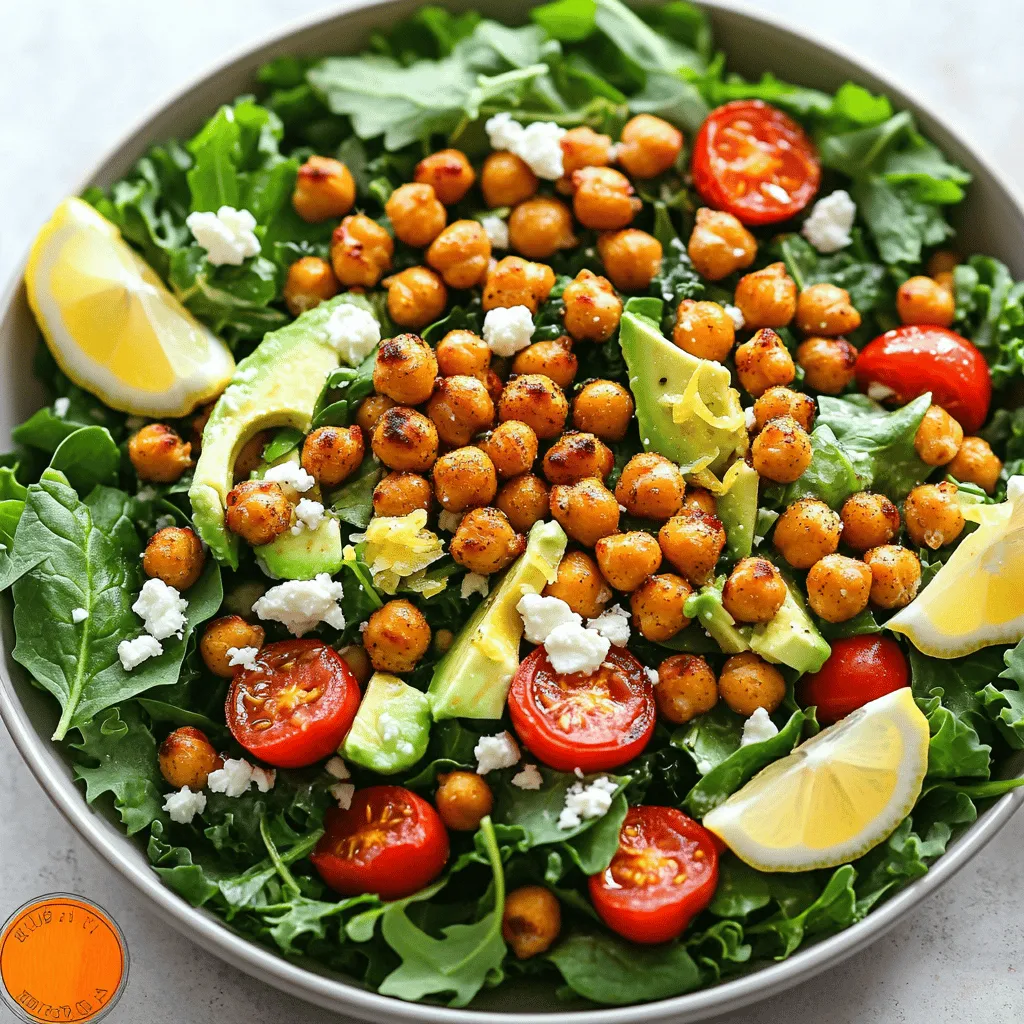 Crispy Chickpea Power Salad voller Geschmack und Nährstoffe
