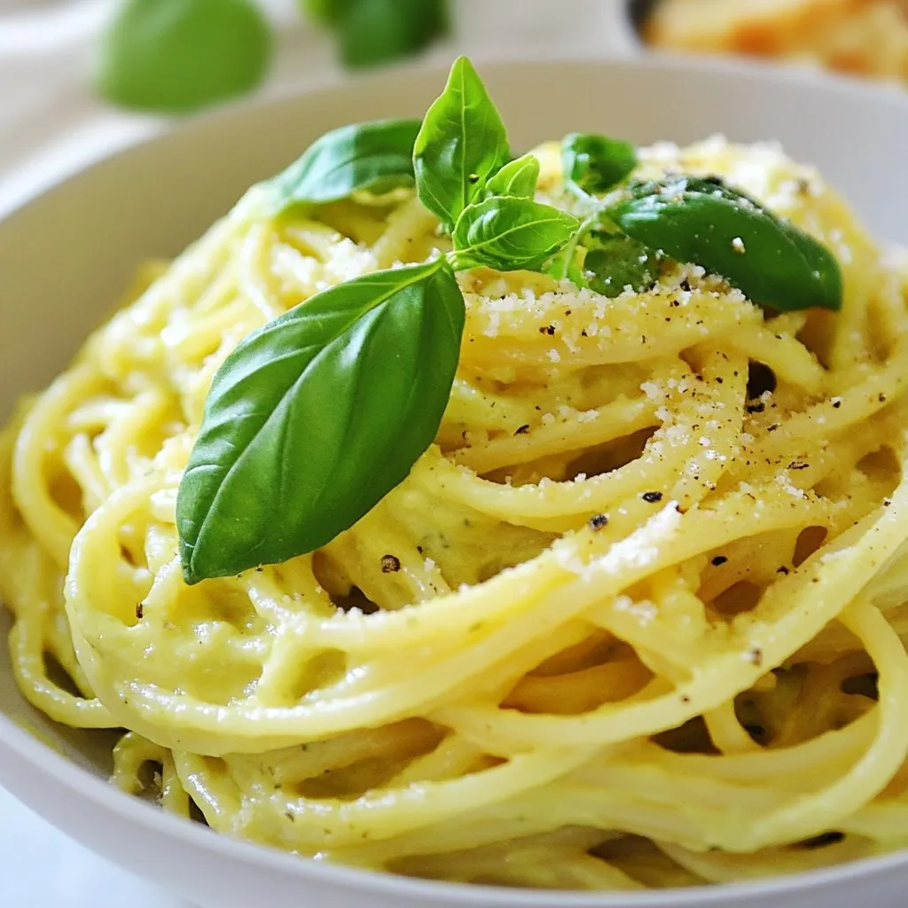 Cremige Avocado Pasta Schnelle und köstliche Mahlzeit