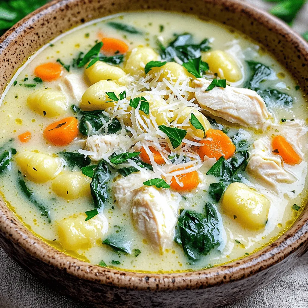 Creamy Chicken Gnocchi Soup Wärmend und Köstlich