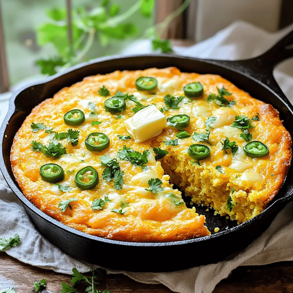 Cheesy Jalapeno Cornbread Einfaches und köstliches Rezept