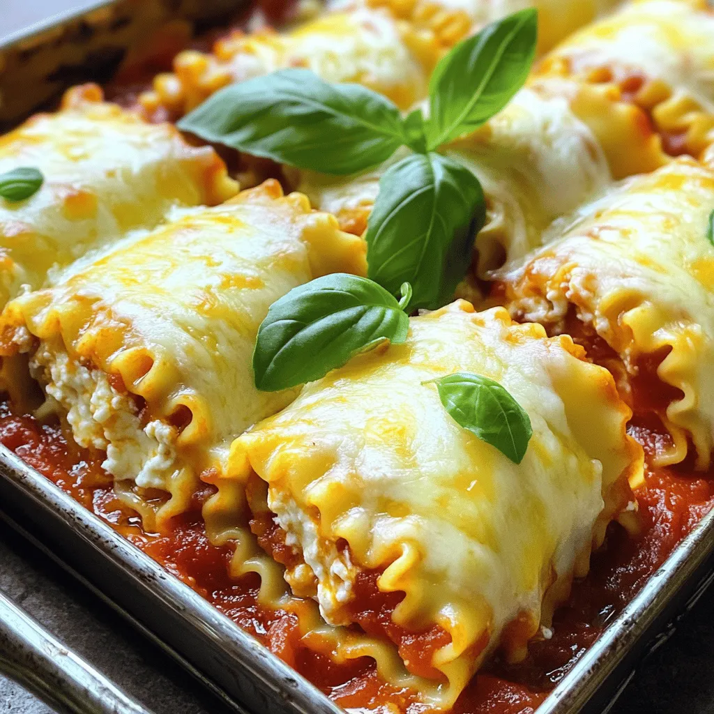 Einfache Lasagna Roll Ups Schneller Genuss zuhause
