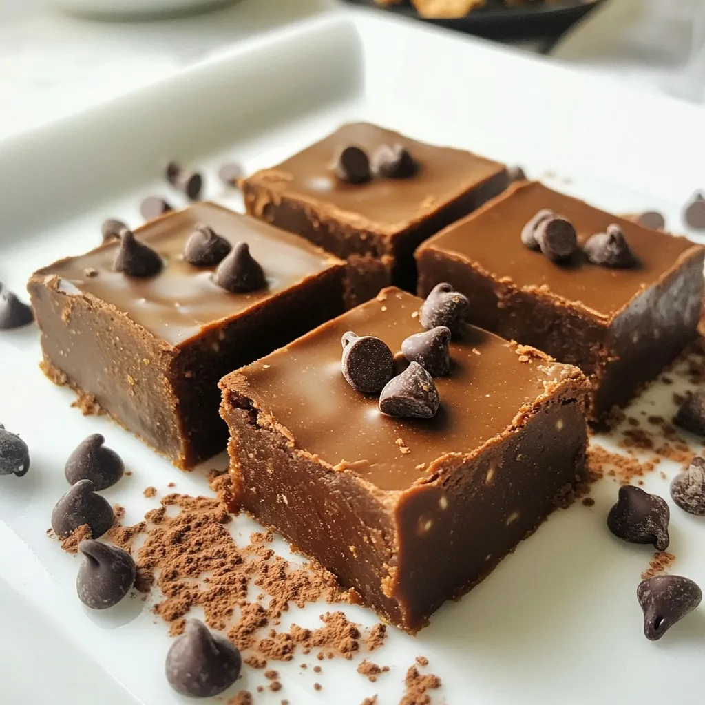 Almond Butter Chocolate Fudge Köstlicher Genuss