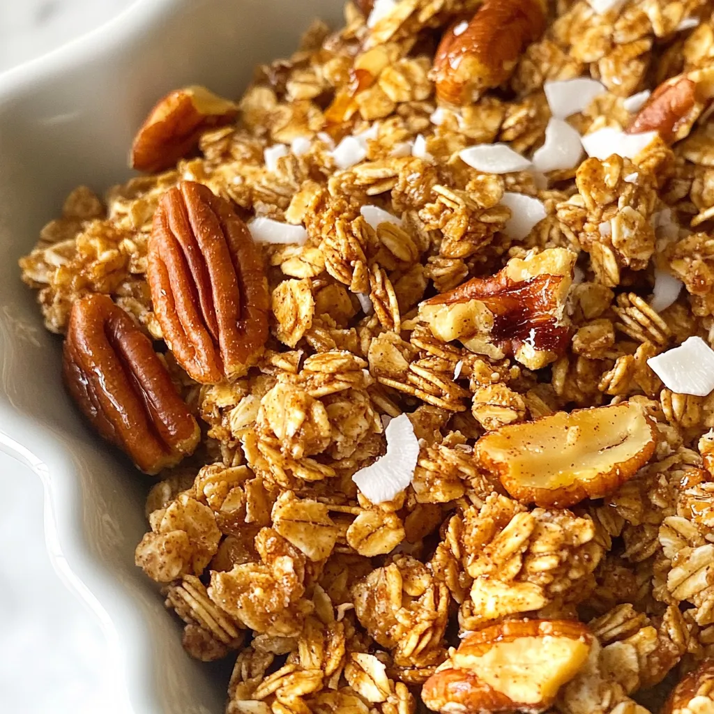 Maple Pecan Granola Clusters Einfaches Rezept erstellen