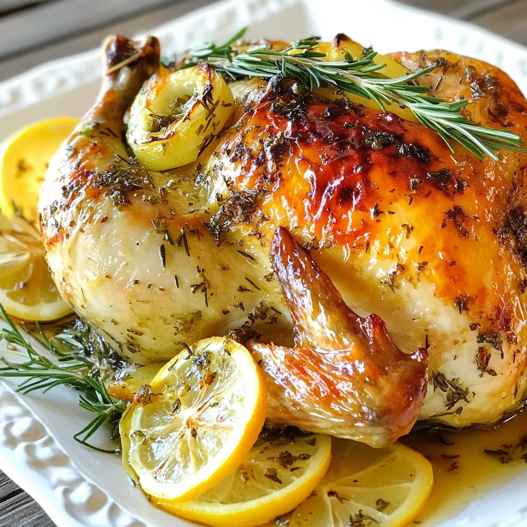 Herb Butter Roasted Chicken Einfaches Rezept entdecken