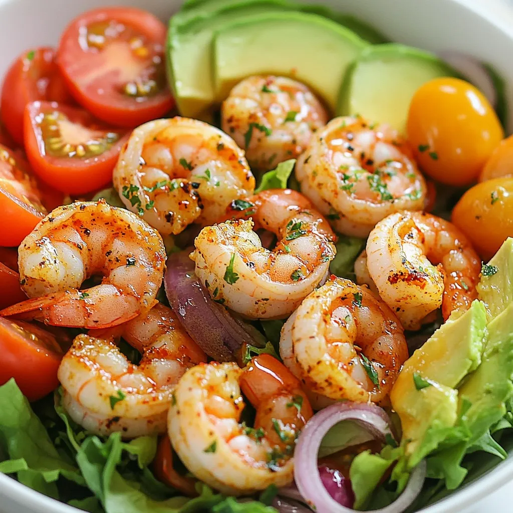 Chili Lime Shrimp Salad Frisch und Lecker Rezept