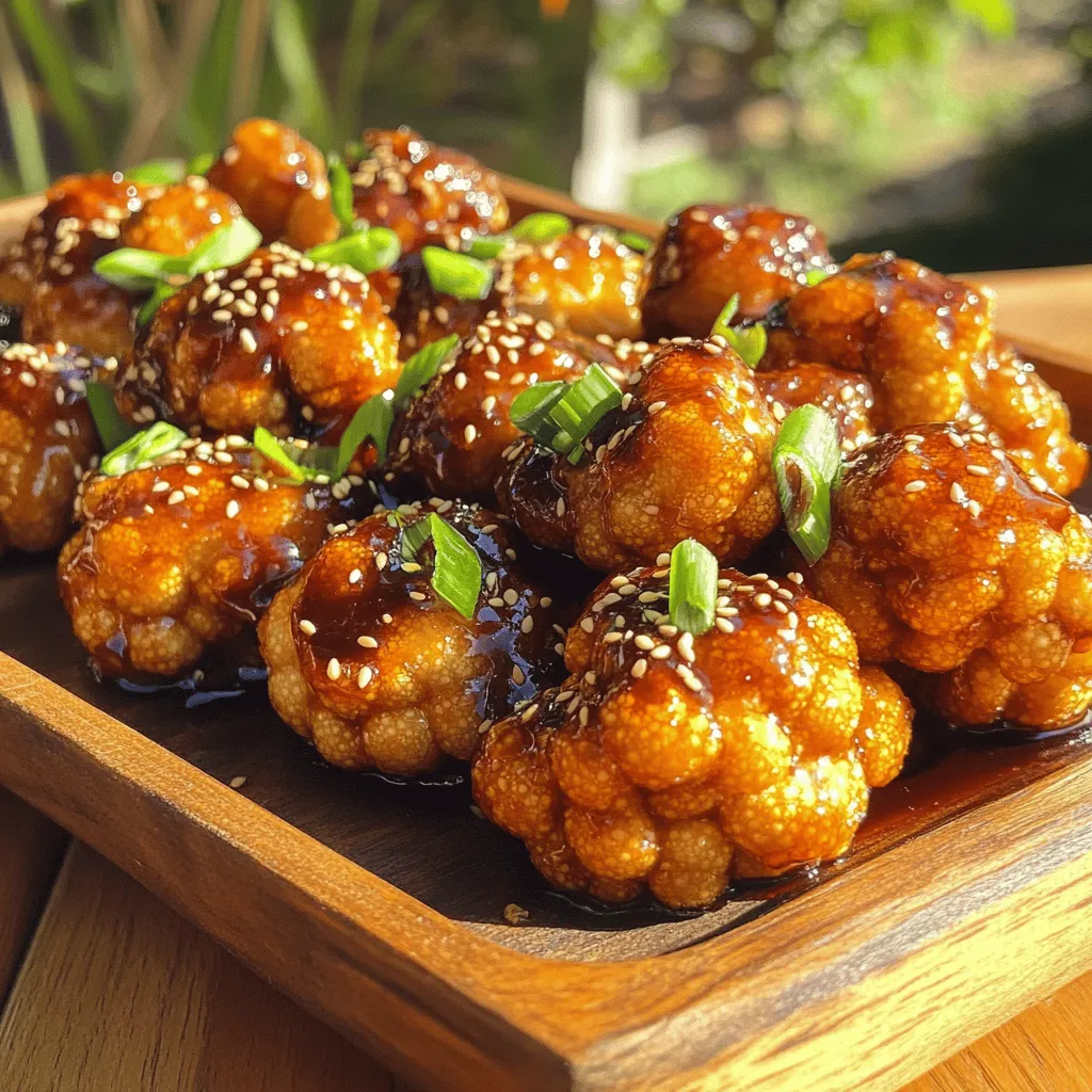 Air Fryer Teriyaki Cauliflower Wings Knusprig Genießen