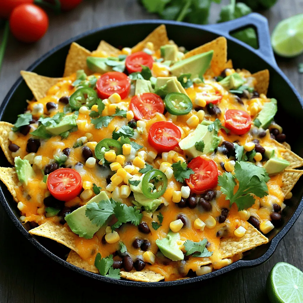 Loaded Veggie Nachos Einfaches und Leckeres Rezept
