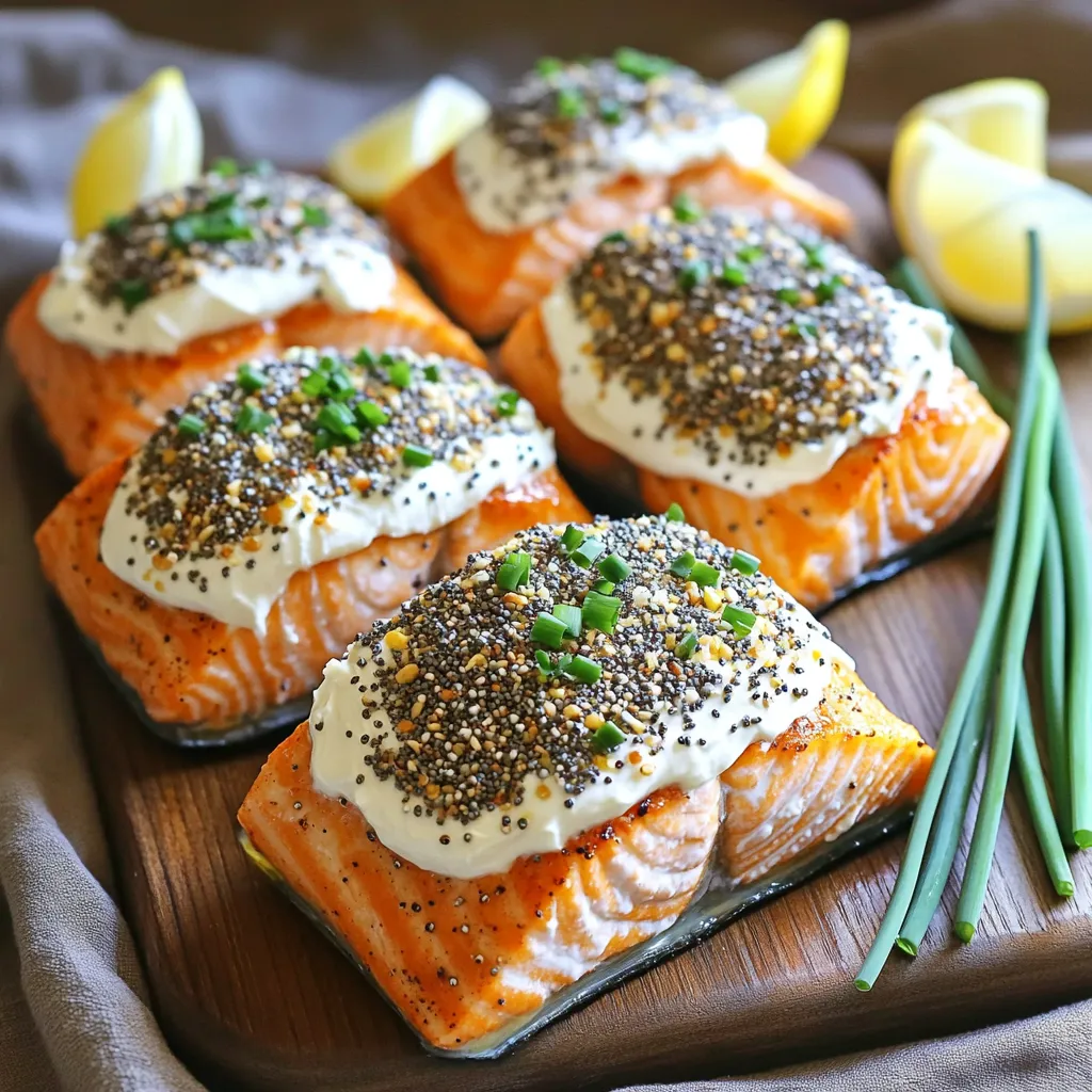 Air Fryer Everything Bagel Salmon Einfach und Lecker