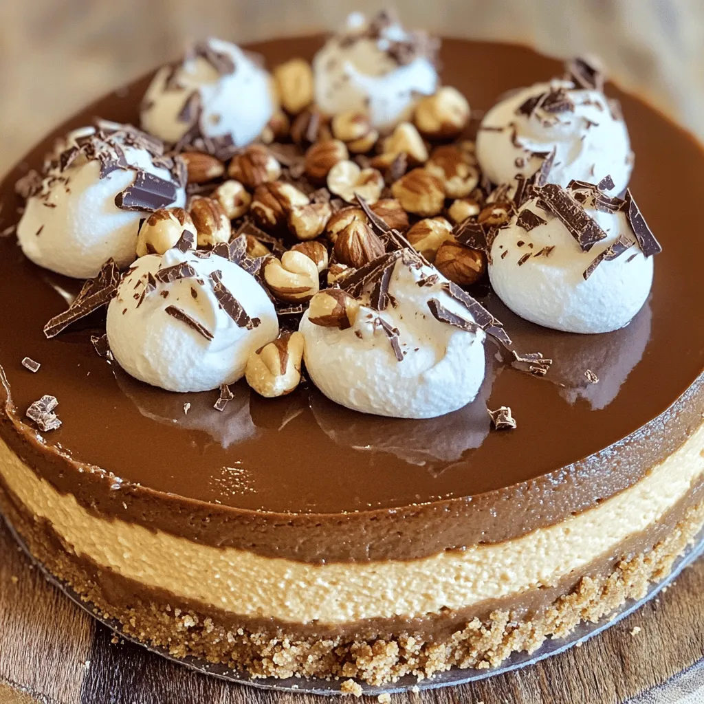 Mocha Hazelnut Cheesecake Köstlich und Einfach Rezept