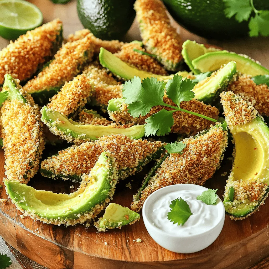 Crispy Avocado Fries Einfach und Knusprig Zubereiten