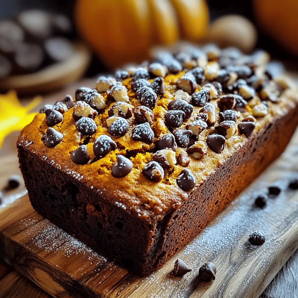 Schokoladenstückchen-Kürbisbrot lecker und einfach